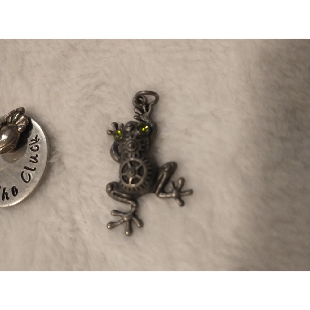 Lot Of 3 Animal Charm Pendant Tweety Bird Frog
